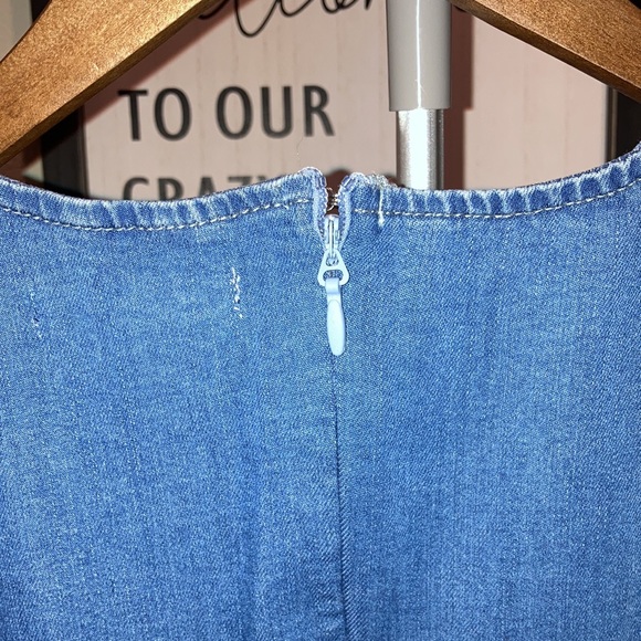 Distressed Denim Dress 👗 - Picture 4 of 4